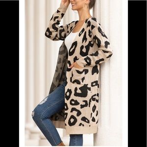 Leopard open Cardigan - new!